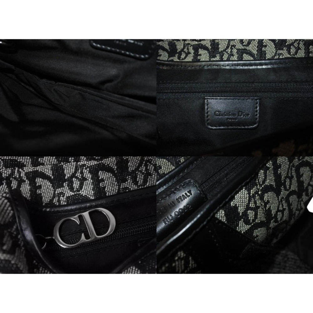 Dior Galliano Saddle Christian Denim Trotter Black Bag - Picture 8 of 8